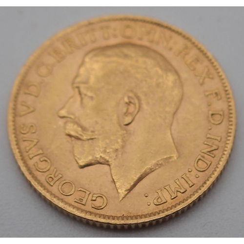 462 - GEORGE V (1910-1936) 1 SOVEREIGN 1912Obverse bust of King George V facing left legend around  GEORGI... 