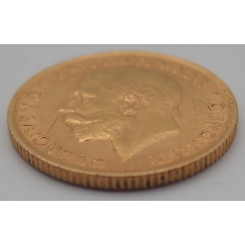 462 - GEORGE V (1910-1936) 1 SOVEREIGN 1912Obverse bust of King George V facing left legend around  GEORGI... 