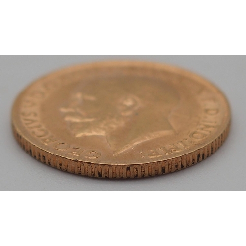 462A - GEORGE V (1910-1936) 1 SOVEREIGN 1912Obverse bust of King George V facing left legend around  GEORGI... 