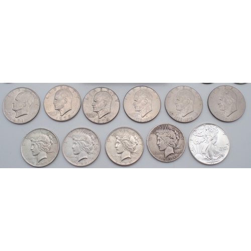 465L - UNITED STATES FEDERAL REPUBLIC (1776-date)A lot comprising various US coinage and a George Washingto... 