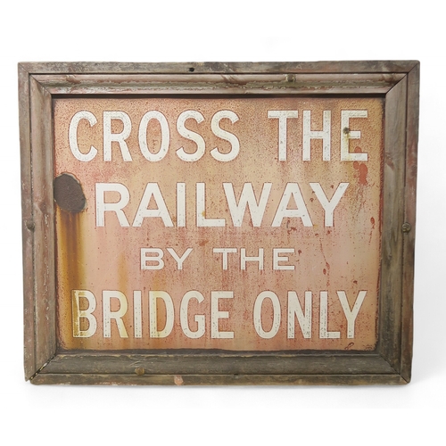 2638 - RAILWAYANA - A LARGE ENAMEL STATION SIGNReading 