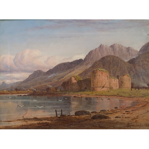 2941 - JAMES GREENLEES (SCOTTISH 1820-1894)INVERLOCHY CASTLEOil on canvas, signed lower right, dated 1884, ... 