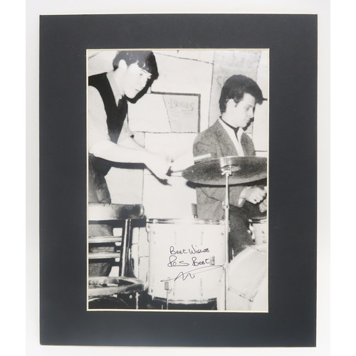 2641 - THE BEATLES - AUTOGRAPHS OF ALL FOUR MEMBERS ON ONE PAGEInscribed 