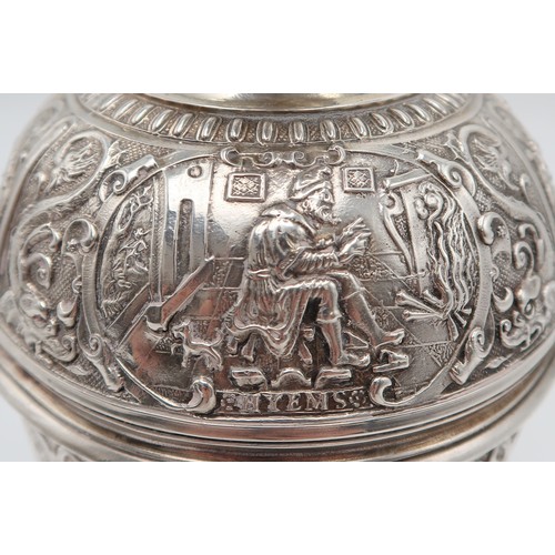 2524 - AN IMPRESSIVE RENAISSANCE-STYLE VICTORIAN SILVER EWERby Frederick Elkington, Birmingham 1871, design... 