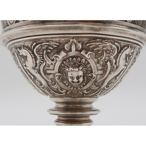 2524 - AN IMPRESSIVE RENAISSANCE-STYLE VICTORIAN SILVER EWERby Frederick Elkington, Birmingham 1871, design... 