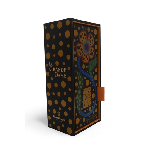 2680G - VEUVE CLICQUOT 2012 CHAMPAGNE Yayoi KUSAMA (1929-) La Grande Dame a collaboration display Champagne ... 