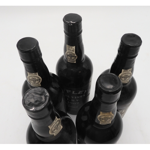 2686A - OFFLEY 1982Five Bottles Of Offley Boa Vista LBV 1982 Port Bottled In 1988 20% vol  75cl (5)... 