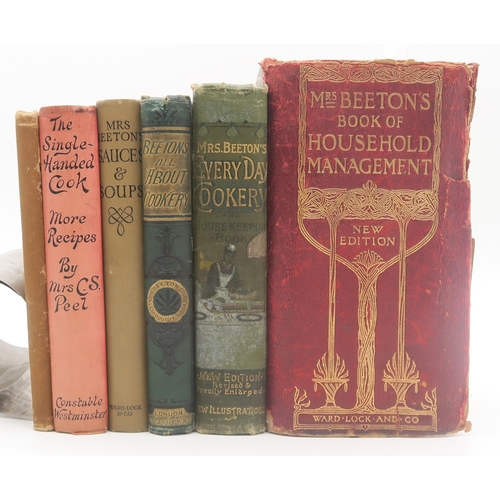 526 - CULINARY HISTORYA small selection of Mrs. Beeton's recipe books, together with Superior and Househol... 