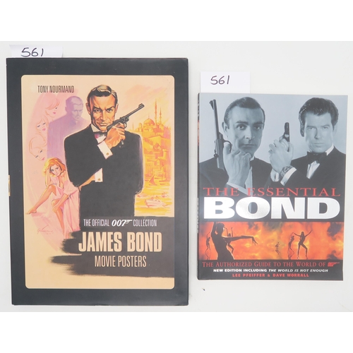 561 - James Bond: signed photographs of Sean Connery, Roger Moore, Timothy Dalton, George Lazenby and Pier... 