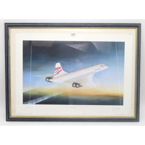 565 - Concorde: a thematic collection, comprising a limited edition framed display titled 