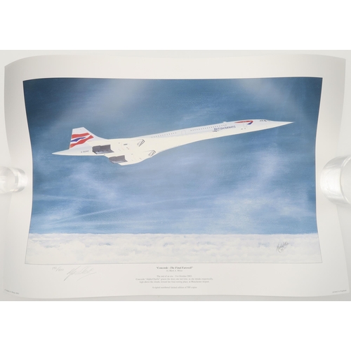 565 - Concorde: a thematic collection, comprising a limited edition framed display titled 