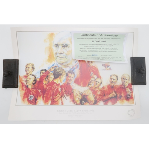 567 - An unmounted print of South of Scotland v Australia 1988 rugby union match, bearing pencil signature... 