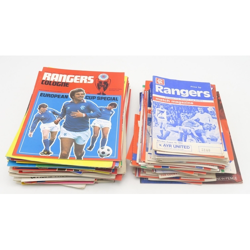 569 - Glasgow Rangers F.C. - a large collection of match programmes, spanning the 1950s to 1990s, approx. ... 