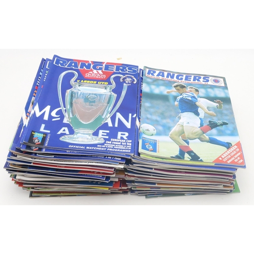 569 - Glasgow Rangers F.C. - a large collection of match programmes, spanning the 1950s to 1990s, approx. ... 