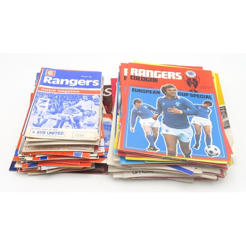 569 - Glasgow Rangers F.C. - a large collection of match programmes, spanning the 1950s to 1990s, approx. ... 