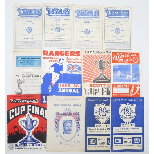 569 - Glasgow Rangers F.C. - a large collection of match programmes, spanning the 1950s to 1990s, approx. ... 