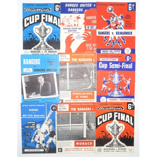 569 - Glasgow Rangers F.C. - a large collection of match programmes, spanning the 1950s to 1990s, approx. ... 