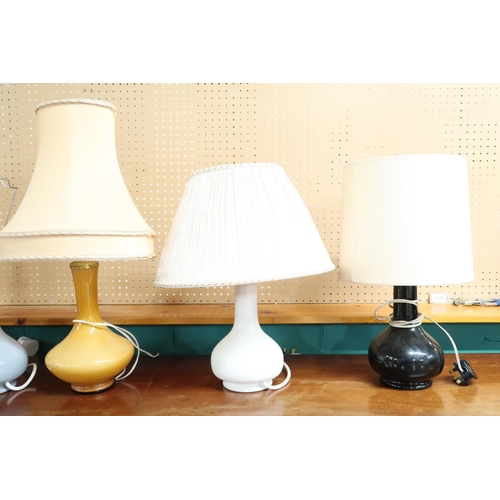 58 - A lot of seven assorted ceramic based table lamps to include Casa Pupo, London, examples (7)