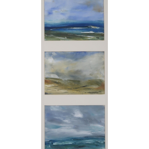 983 - SEASCAPE INTEREST  To include oil and watercolours (4)