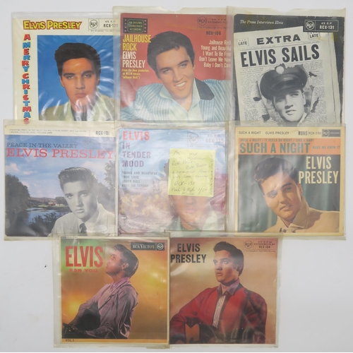 505A - ELVIS PRESLEY SINGLES 45s COLLECTION a collection of approximately 120 Elvis Presley 45s, including ... 