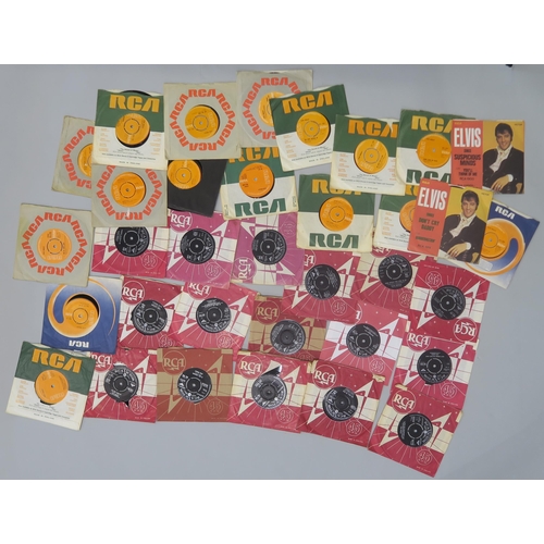 505A - ELVIS PRESLEY SINGLES 45s COLLECTION a collection of approximately 120 Elvis Presley 45s, including ... 