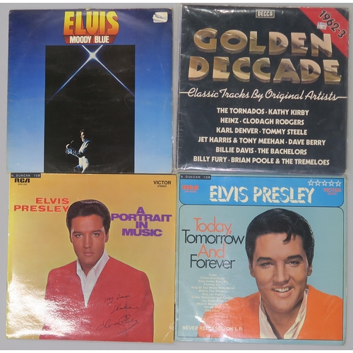 505B - ELVIS PRESLEY LP COLLECTION a collection of approximately 50 Elvis Presley LPs, plus a limited editi... 