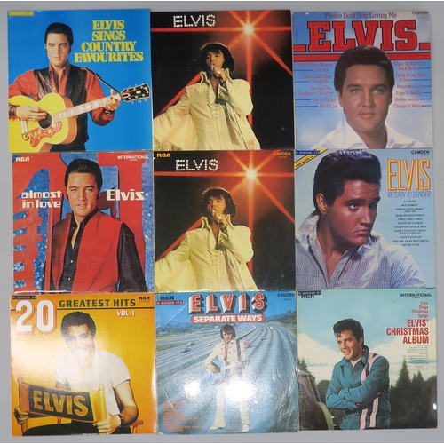 505B - ELVIS PRESLEY LP COLLECTION a collection of approximately 50 Elvis Presley LPs, plus a limited editi... 