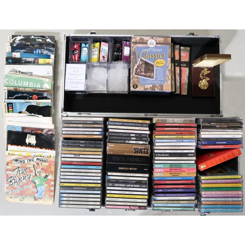 505C - ELVIS PRESLEY CD COLLECTION a collection of approximately 80 Elvis Presley CDs, plus a group of The ... 