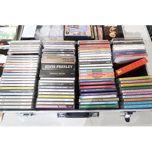 505C - ELVIS PRESLEY CD COLLECTION a collection of approximately 80 Elvis Presley CDs, plus a group of The ... 