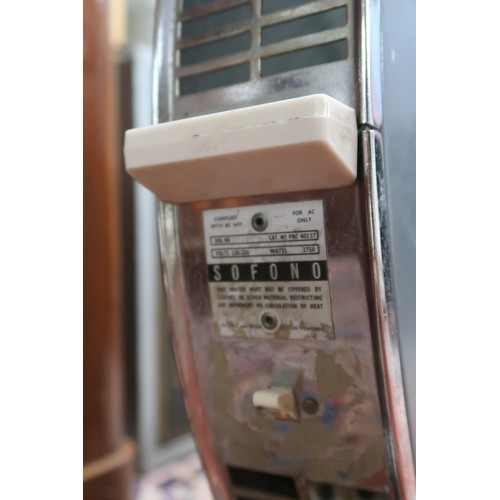 122 - A mid 20th century Sofono portable electric radiator