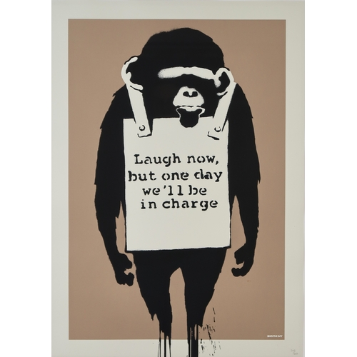 2946 - BANKSY (BRITISH B.1974)LAUGH NOW (2003)Screenprint in colours, ed.342/600, 69.5 x 49.25cm (27.4 x 19... 