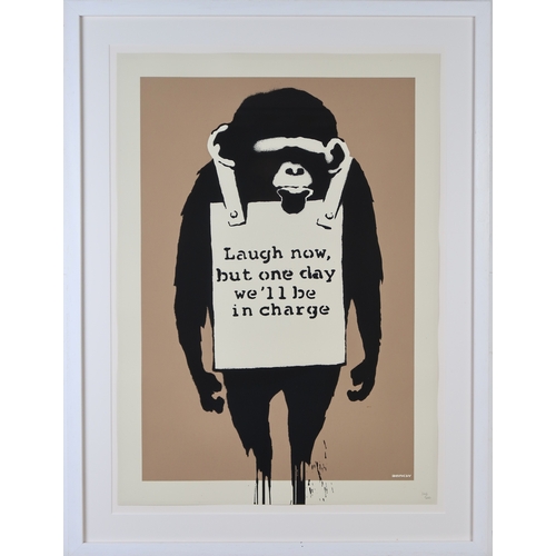 2946 - BANKSY (BRITISH B.1974)LAUGH NOW (2003)Screenprint in colours, ed.342/600, 69.5 x 49.25cm (27.4 x 19... 