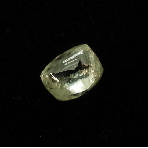 2729 - AN UNCUT DIAMOND CRYSTALweighing in at 0.21gms, and 1.00cts on the scale. dimensions approx 5.85mm x... 