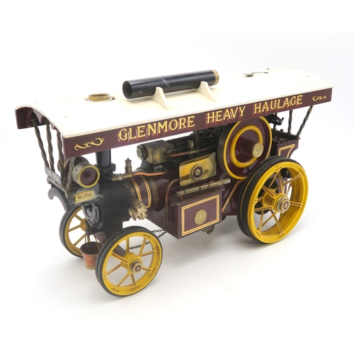 A 3/4"-SCALE LIVE STEAM TRACTION ENGINE