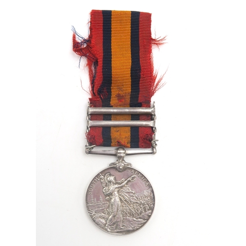 2604 - A SECOND BOER WAR QUEEN'S SOUTH AFRICA MEDALAwarded to 37320 Pte. D. MacDonald, Lovat's Scouts, with... 