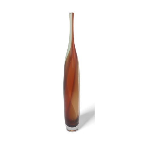 2227 - KJELL ENGMAN FOR KOSTA BODA A Fidji bottle vase, signed to base, 52.5cm high... 