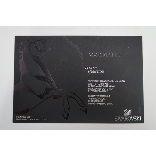 2242 - A SWAROVSKI CRYSTAL SOULMATES COLLECTION FIGURE POWER OF MOTIONmodelled as a rearing back stallion o... 