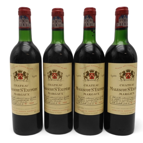 2689 - CHATEAU MALESCOT ST EXUPERY MARGAUX 1983Twelve Bottles Of Chateau Malescot St Exupery Margaux 1983 e... 