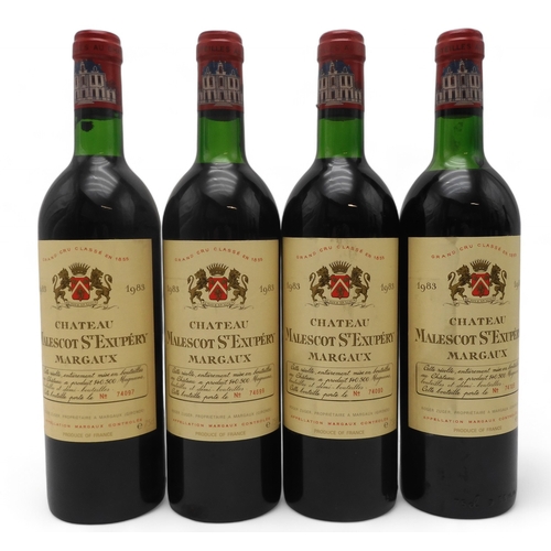 2689 - CHATEAU MALESCOT ST EXUPERY MARGAUX 1983Twelve Bottles Of Chateau Malescot St Exupery Margaux 1983 e... 