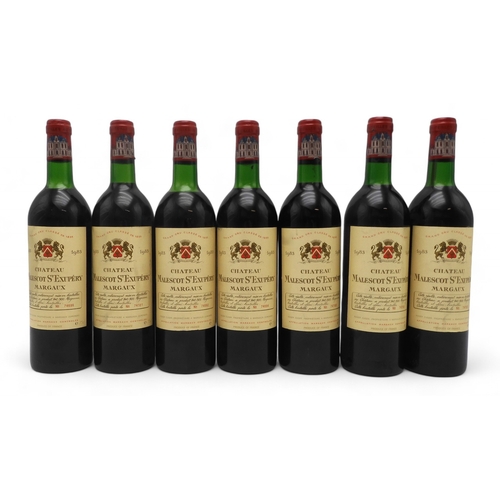 2689A - CHATEAU MALESCOT ST EXUPERY MARGAUX 1983Seven Bottles Of Chateau Malescot St Exupery Margaux 1983 e ... 