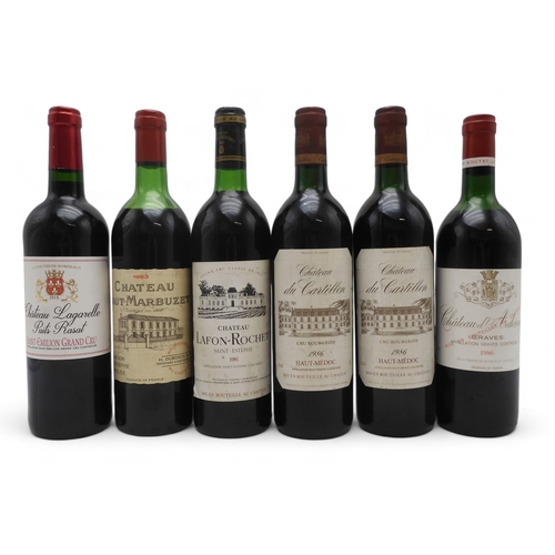 2689F - CHATEAU LAFON-ROCHET 1981One Bottle Of Chateau Lafon-Rochet Saint-Estephe 1981 75clCHATEAU HAUT-MARB... 