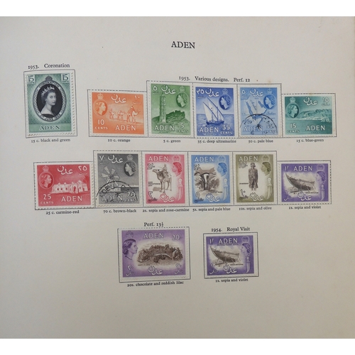 7000 - Queen Elizabeth II (1952-2022) The Stanley Gibbons British Empire New Age Stamp Album Queen Elizabet... 