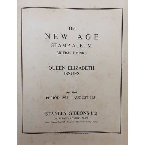 7000 - Queen Elizabeth II (1952-2022) The Stanley Gibbons British Empire New Age Stamp Album Queen Elizabet... 