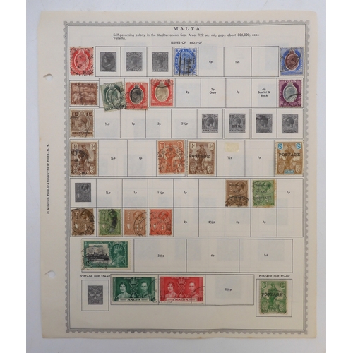 7003 - Great Britain Post Offices AbroadA lot comprising stamps on sheets to include Morocco Agencies vario... 