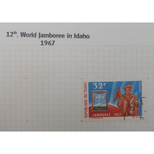 7009 - SCOUTS ON STAMPSThree albums of new and used stamps celebrating the Boy Scouts and Girl Guides mostl... 