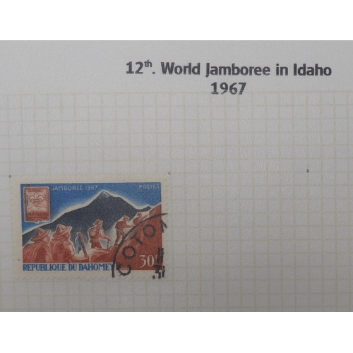 7009 - SCOUTS ON STAMPSThree albums of new and used stamps celebrating the Boy Scouts and Girl Guides mostl... 