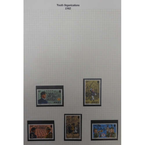 7009 - SCOUTS ON STAMPSThree albums of new and used stamps celebrating the Boy Scouts and Girl Guides mostl... 