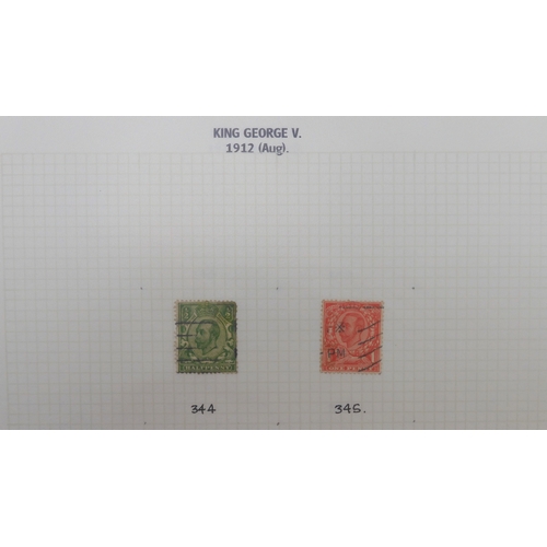 7010 - GREAT BRITAIN A collection in a stock book of used GB stamps dating from 1841 to 1951 to include var... 