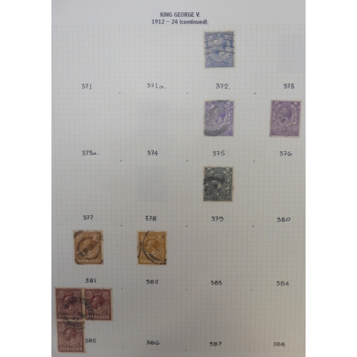 7010 - GREAT BRITAIN A collection in a stock book of used GB stamps dating from 1841 to 1951 to include var... 