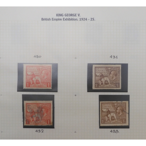 7010 - GREAT BRITAIN A collection in a stock book of used GB stamps dating from 1841 to 1951 to include var... 